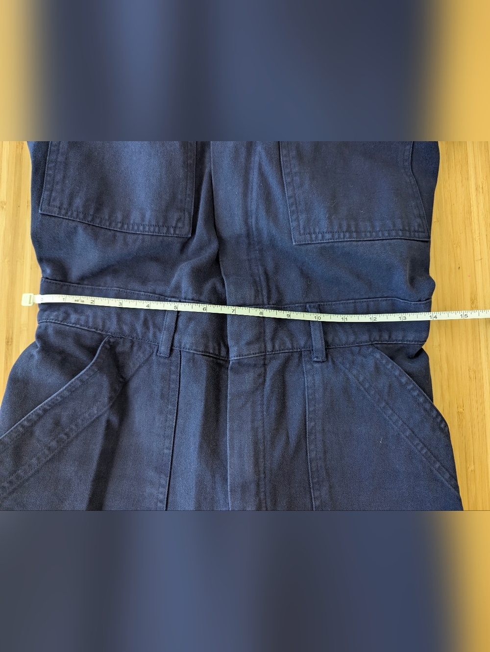 $110 Big Bud Press Navy Short-Sleeve Jumpsuit - Picture 4 of 4